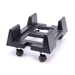 Suporte para Gabinete com Rodinhas Preto C3tech - SC-20BK - SC-20BK