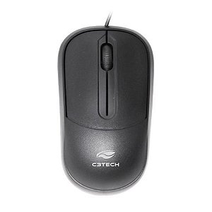 Mouse USB C3Tech MS-35BK 1000 Dpi Preto - MS-35BK