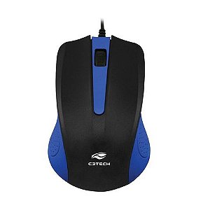 Mouse USB C3Tech MS-20BL 1000 Dpi Azul - MS-20BL - MS-20BL