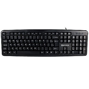 Teclado USB Hoopson Preto - TPC-058 - TPC-058