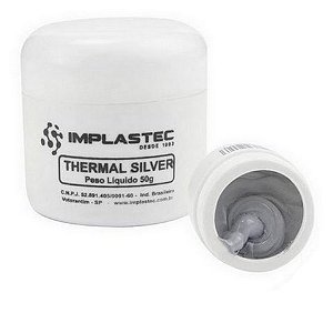 Pasta Térmica Thermal Silver 50 Gramas para Processador Implastec - PATS508CX - PATS508CX