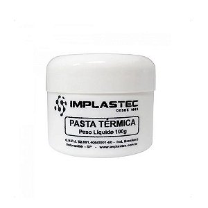 Pasta Térmica para Processador 100 Gramas Implastec - PAPT1006CX - PAPT1006CX
