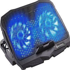 Base para Notebook até 17 Polegadas Preto com 2 Coolers e Porta USB Hoopson - BPN-005 - BPN-005