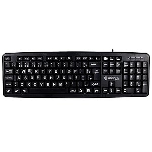 Teclado USB Hoopson Preto - TPC-058G - TPC-058G