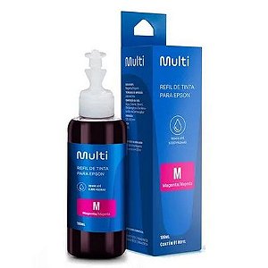 Tinta para Cartucho Epson T664 Magenta 100ml Multilaser - RF007 - Vendido Unitário - RF007