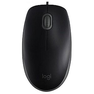Mouse USB Logitech M110 Silent 1000 Dpi Preto - 910-006756 - 910-006756