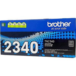 Toner Brother Preto Original - TN2340BR - 1.200 páginas para MFCL2740DW, MFCL2720DW, MFCL2700DW, DCPL2540DW, DCPL2520DW, HLL2360DW, HLL2320D - TN2340BR