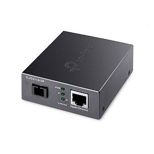 Conversor de Mídia Tp-Link RJ45 10/100/1000 Fibra Ótica 20 KM Monomodo - FC311A-20 - FC311A-20