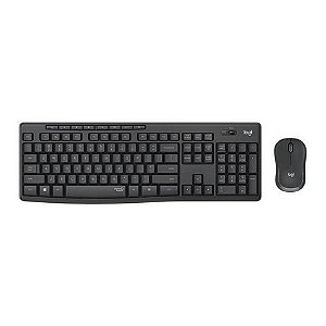 Kit Teclado + Mouse sem Fio Logitech MK295 Preto SILENT WIRELESS - 920-009793 - 920-009793