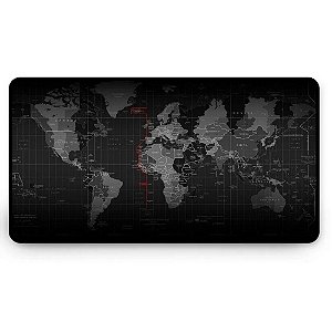 Mouse Pad Gamer Antiderrapante Mapa Mundi 700x350x3mm Exbom - 3284 - Vendido Unitário - MP-7035C28 - 3284
