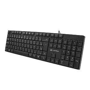 Teclado USB Multimídia Slim C3tech Preto - KB-M11BK - KB-M11BK