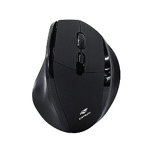 Mouse Sem Fio C3tech Ergonômico M-W120BK 1600 DPI Preto - M-W120BK