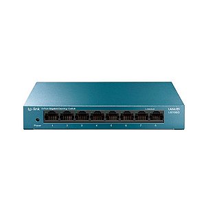 Switch Tp-Link LS108G 8 Portas 10/100/1000 Mbps Lite Wave - LS108G
