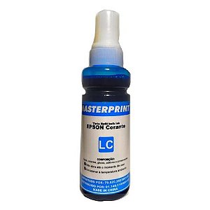 Tinta Bulk Ink Epson Light Azul Corante 100ml Masterprint - R-EP100LC - 226080009
