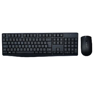Kit Teclado + Mouse sem Fio Multi CS100 1600dpi Preto - TC269 - TC269