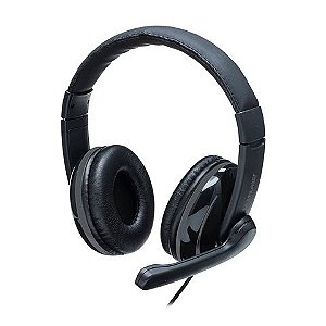 Fone de Ouvido Headset com Microfone com Plug P2/P3 Preto Pro Multilaser - PH316 - PH316