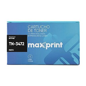 Toner Brother Preto Maxprint - TN3472, 880 DCP ­ L5502DN, DCP­L5602DN, MFC­L5802DW, MFC­L5902DW, MFC­L6702DW, HL­L6202DW - TN-3472/880