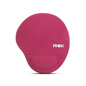 Mouse Pad Gel com Apoio de Punho Rosa 255x220x20mm Maxprint - 60000095 - 60000095 - ROSA