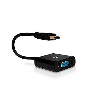 Cabo Conversor HDMI Macho para VGA Fêmea 25cm Goldentec Get - GT 54984 - GT 54984