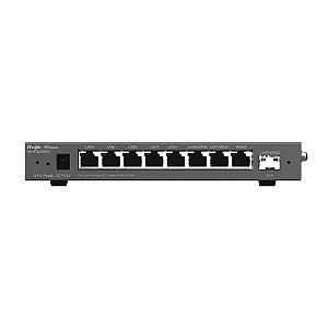 Roteador VPN Multi-Wan Ruijie | Reyee RG-EG209GS 8 Portas Gigabit + 1 SFP 136135 - RG-EG209GS