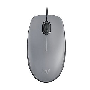 Mouse USB Logitech M110 Silent 1000 Dpi Cinza - 910-006757 - 910-006757