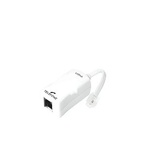 Filtro Modem ADSL GV Brasil RJ11 Branco - FRT001 - FRT001