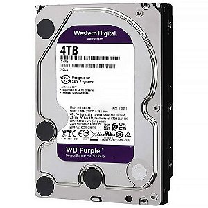 Hard Disk CFTV 4.0 TB Sata 3 Western Digital Purple 5400 RPM - WD43PURZ - WD43PURZ