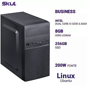 Micro Computador Skul Business B300 Core i3 3220 Memória 8 GB SSD 256GB Linux - sem Monitor - B48854-274468