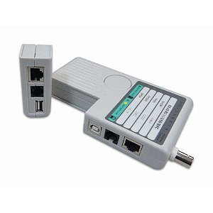Testador para Cabo de Rede RJ11/RJ45/USB/COAX Seccon SecTool - APTC-NF3468 - APTC-NF3468/WT-4065