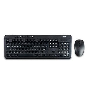 Kit Teclado + Mouse Sem Fio com Bateria Recarregável Multilaser Preto - TC250 - TC250