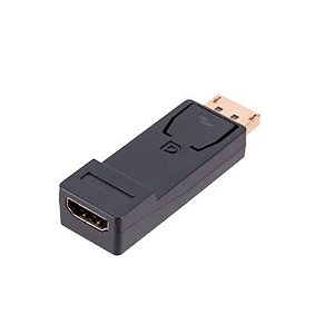 Conversor DisplayPort Macho para HDMI Fêmea Preto XC-ADP-26 - Flex - XC-ADP-26
