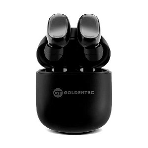 Fone de Ouvido Auricular TWS Bluetooth Preto Goldentec Get - GT DROP 52395 - GT DROP 52395
