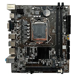 Placa Mãe Goldentec GT H110 Box para Intel LGA 1151 Memória DDR4 Som Video e Rede - GT H110 58438
