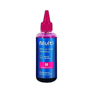 Tinta para Cartucho Universal Magenta 100ml Multilaser - RF019 - Vendido Unitário - RF019