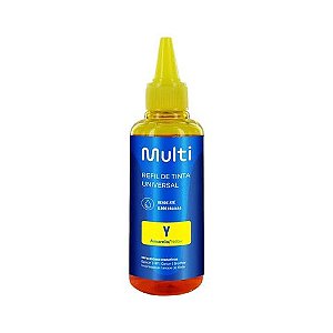 Tinta para Cartucho Universal Amarelo 100ml Multilaser - RF020 - Vendido Unitário - RF020