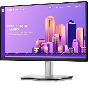 Monitor Dell Tela 21,5 LED IPS 60Hz 5 ms Full HD Preto 4x USB1x HDM 1x VGA 1x DisplayPort - P2222H - 210-BCET- com Ajuste Altura - P2222H