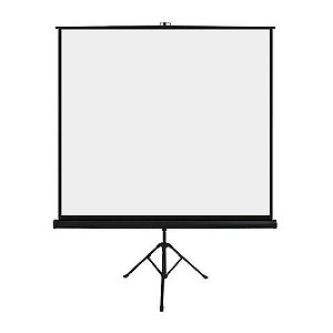 Tela de Projeção Tripé 97 Polegadas 1,80 M x 1,80 M 1:1 Multilaser - AC354 - AC354