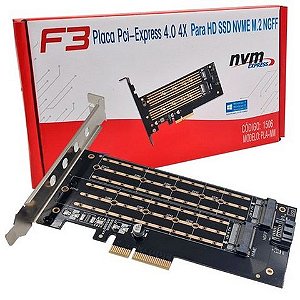 Placa PCI-E 4.0 x SSD NVME M.2 F3 - 1506 - 1506