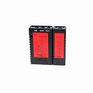 Testador para Cabo de Rede RJ11/RJ45/POE Seccon SecTool - WT-NF-468PF - WT-NF-468PF