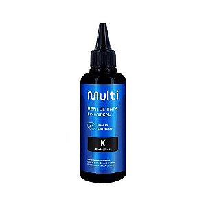 Tinta para Cartucho Universal Preto 100ml Multilaser - RF017 - Vendido Unitário - RF017