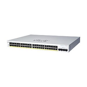 Switch Gerenciável Cisco CBS220-48T-4G-NA 48 Portas 10/100/1000 Mbps + 4P SFP - CBS220-48T-4G-NA