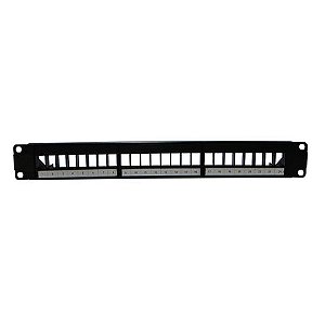 Patch Panel 24 Portas 19 Polegadas Cat.5E/6/6A SecLan - WT-2040A- Descarregado - WT-2040A