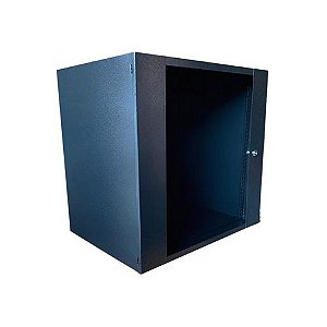 Mini-Rack Parede 12U x 350mm 19 Polegadas Preto Visor Acrílico GForce - 513 - 513