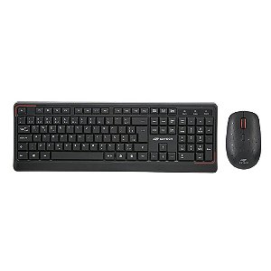 Kit Teclado + Mouse sem Fio C3Tech 1600dpi Preto - K-W70BK - K-W70BK