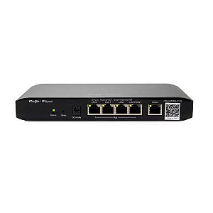 Roteador VPN Multi-Wan Ruijie | Reyee RG-EG105G-P V2 5 Portas Gigabit PoE - RG-EG105G-P V2