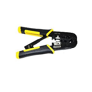 Alicate para Crimpar 3 em 1 Stanley RJ11/12/45 com Catraca - 96-225 - 96-225