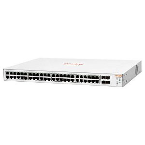 Switch Gerenciável HP Aruba JL814A I 48 Portas 10/100/1000 Mbps + 4 Gigabit SFP - 1830-48 - JL814A I