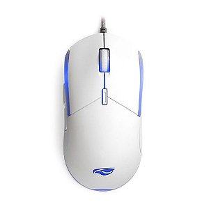 Mouse USB Gamer C3tech MG-80 3200 DPI Branco Led RGB - MG-80WH - MG-80WH