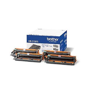Cilindro Brother DR213CL Colorido Original para MFCL3750CDW, MFCL3770CDW, HL3210CW, HL3230CDN, HL3230CDW, HL3270CDW - DR213CL
