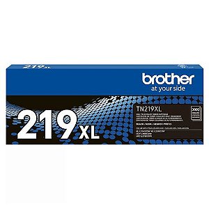 Toner Brother Preto Original - TN219XLBKBR - 3.000 páginas para HLL3240CDW, HLL3280CDW, DCPL3560CDW, MFCL3760CDW - TN219XLBKBR
